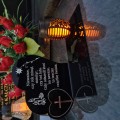SOLARNY ZNICZ LED STATUETKA SERCE NA CMENTARZ GRÓB DUŻA
