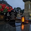 SOLARNY ZNICZ LED STATUETKA SERCE NA CMENTARZ GRÓB DUŻA