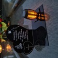 SOLARNY ZNICZ LED STATUETKA SERCE NA CMENTARZ GRÓB DUŻA