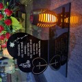 SOLARNY ZNICZ LED STATUETKA SERCE NA CMENTARZ GRÓB DUŻA