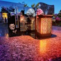 Znicz solarny LED STATUETKA NA CMENTARZ GRÓB DUŻA wieczna lampka nagrobna