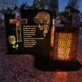 Znicz solarny LED STATUETKA NA CMENTARZ GRÓB DUŻA wieczna lampka nagrobna