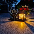 Znicz solarny LED STATUETKA NA CMENTARZ GRÓB DUŻA wieczna lampka nagrobna