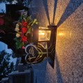 Znicz solarny LED STATUETKA NA CMENTARZ GRÓB DUŻA wieczna lampka nagrobna