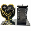 Znicz solarny LED STATUETKA NA CMENTARZ GRÓB DUŻA wieczna lampka nagrobna