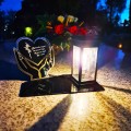 Solarny znicz LED STATUETKA NA CMENTARZ GRÓB DUŻA wieczna lampka nagrobna