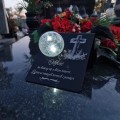 Znicz solarny STATUETKA NA CMENTARZ KOLOROWY LED lampka nagrobna GRÓB DUŻA