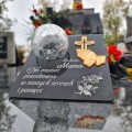 Znicz solarny STATUETKA NA CMENTARZ KOLOROWY LED lampka na grób DLA MAMY