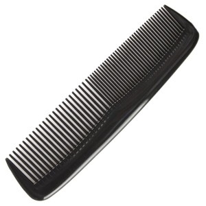 GRZEBIEŃ CZARNY MAŁY KIESZONKOWY DO TOREBKI KIESZENI GĘSTY 12 CM