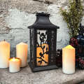 DUŻY ZNICZ LED lampion STATUETKA ŚWIECA lampka na CMENTARZ GRÓB