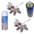 ŚNIEG SZTUCZNY W SPRAYU OZDOBNY NA CHOINKĘ SZYBĘ OKNA ŚWIĘTA 250ML AREOZOL