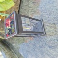 ZNICZ SOLARNY LED LAMPION LAMPA NA GRÓB STATUETKA NA CMENTARZ