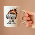 KUBEK SUBLIMACJA 330ML ŚMIESZNY NADRUK  DLA MECHANIKA FIAT MALUCH
