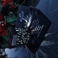 Solarny znicz LED STATUETKA NA CMENTARZ GRÓB DUŻA wieczna lampka nagrobna