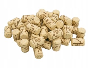 5 X KOREK WALCOWANY NATURALNY FI23/38 do Wina Butelek AGLOMEROWANY