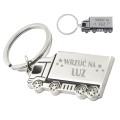 METALOWANY BRELOK DO KLUCZY DO AUTA DLA KIEROWCY GRAWEROWANY TIR