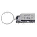 METALOWANY BRELOK DO KLUCZY DO AUTA DLA KIEROWCY GRAWEROWANY TIR