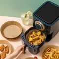 WKŁAD PAPIEROWY DO FRYTKOWNICY BEZTŁUSZCZOWEJ AIR FRYER Okrągły Biały 50szt