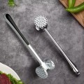 METALOWY TŁUCZEK DO MIĘSA STEKÓW Stalowy Młotek Dwustronny Ciężki 22cm