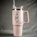 KUBEK TERMICZNY z grawerem DLA DZIEWCZYNY KOLEŻANKI Dzień Kobiet URODZINY      GRAP-038-G-BIG-PINK