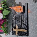 DEKORACJA na grób ZNICZ podstawka na cmentarz LAMPKA LED wieczna latarenka