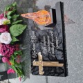 DEKORACJA na grób ZNICZ podstawka na cmentarz LAMPKA LED wieczna latarenka