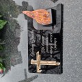 DEKORACJA na grób ZNICZ podstawka na cmentarz LAMPKA LED wieczna latarenka