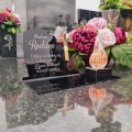DEKORACJA na grób ZNICZ podstawka na cmentarz LAMPKA LED wieczna latarenka