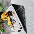 DEKORACJA na grób GRAWEROWANY ZNICZ podstawka na cmentarz RÓŻA DLA MAMY
