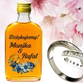PIERSIÓWKA WESELNA 10x butelka 200ml na ALKOHOL z NADRUK prezent dla gości