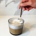 ŁYŻECZKA ŁYŻECZKI DO KAWY LATTE Lodów Deserów Deserowe Długie Srebrne 6szt