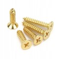 230 SZT WKRĘTY DO DREWNA 2x7 mm ZŁOTE MINI WKRĘTY OCYNK