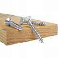 82 SZT WKRĘTY DO DREWNA 2,5x16 mm SREBRNE MINI WKRĘTY OCYNK