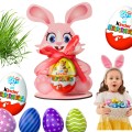 KRÓLIK WIELKANOC NA PISANKĘ KINDER NIESPODZIANKA NA PREZENT DLA DZIECKA DZIEWCZYNKI
