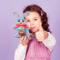 KRÓLIK WIELKANOC NA PISANKĘ KINDER NIESPODZIANKA NA PREZENT DLA DZIECKA CHŁOPCA