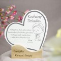 Podziękowanie Pierwsza Komunia ŚW dla CHRZESTNYCH DZIADKÓW GOŚCI Statuetka    GRAP-046-W2-KOM-PODZ