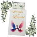 PREZENT ŚLUB WESELE DREWNIANA KOPERTA NA PIENIĄDZE ŚLUBNY WYJĄTKOWY