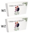 KSIĘGA GOŚCI NA WESELE ŚLUB DREWNIANA PAMIĄTKA ELEGANCKA PERSONALIZOWANA