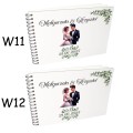 KSIĘGA GOŚCI NA WESELE ŚLUB DREWNIANA PAMIĄTKA ELEGANCKA PERSONALIZOWANA