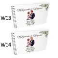 KSIĘGA GOŚCI NA WESELE ŚLUB DREWNIANA PAMIĄTKA ELEGANCKA PERSONALIZOWANA
