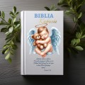 Pamiątka Chrzest BIBLIA PISMO ŚW nadruk z imieniem OD CZRESTNYCH DZIADKÓW          UVP-149-BIBLIA-CHRZ