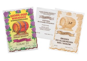 DROŻDŻE WINIARSKIE TOKAY+POŻYWKA+KLAROWIN WINO