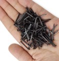 206 SZT GWOŹDZIE MAŁE GWOŹDZIKI STALOWE CZARNE 1X10MM