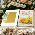 BIBLIA W PUDEŁKU Pamiątka Pierwszej Komunii Świętej PREZENT NA KOMUNIĘ