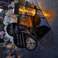 ZNICZ SOLARNY z Grawerem Wieczna Lampka Latarenka LED STATUETKA dla mamy