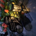 ZNICZ SOLARNY z Grawerem Wieczna Lampka Latarenka LED STATUETKA dla mamy