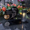 ZNICZ SOLARNY z Grawerem Wieczna Lampka Latarenka LED STATUETKA dla mamy