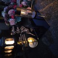 ZNICZ SOLARNY z Grawerem Wieczna Lampka Latarenka LED STATUETKA dla mamy
