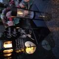 ZNICZ SOLARNY z Grawerem Wieczna Lampka Latarenka LED STATUETKA dla mamy