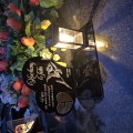 ZNICZ SOLARNY z Grawerem Wieczna Lampka Latarenka LED STATUETKA dla taty